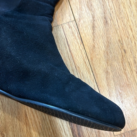 Beautiful suede Stuart weitzman wedge heal black - Picture 11 of 15